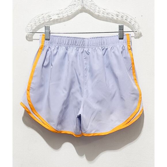 NWT: Nike - Women's Purple & Orange, DRI-fit , Tempo, Graphic Running Shorts - Picture 2 of 2